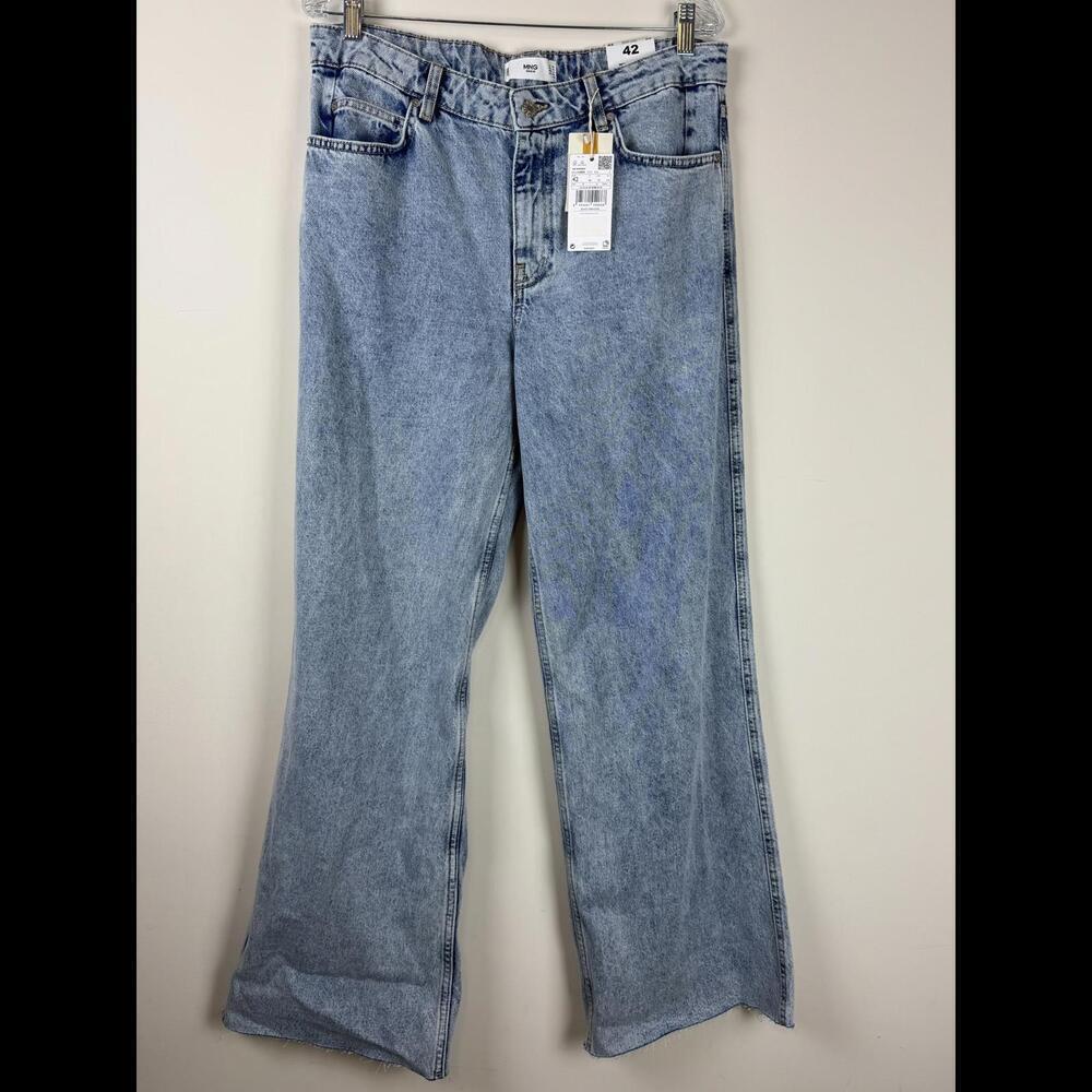 MNG Denim Wide Leg Jeans - Size 42 NWT